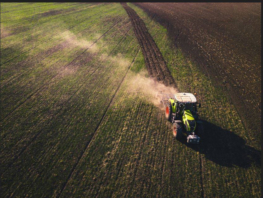 Modern tractors and agricultural implements